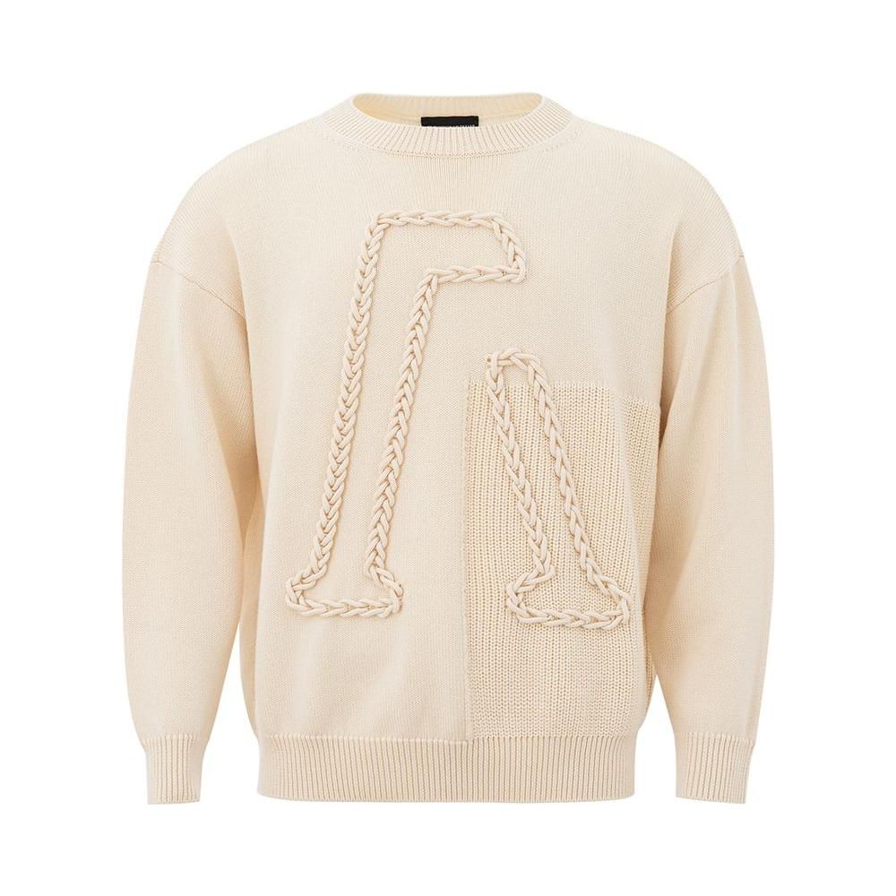 Beige Woolen Sophistication Sweater