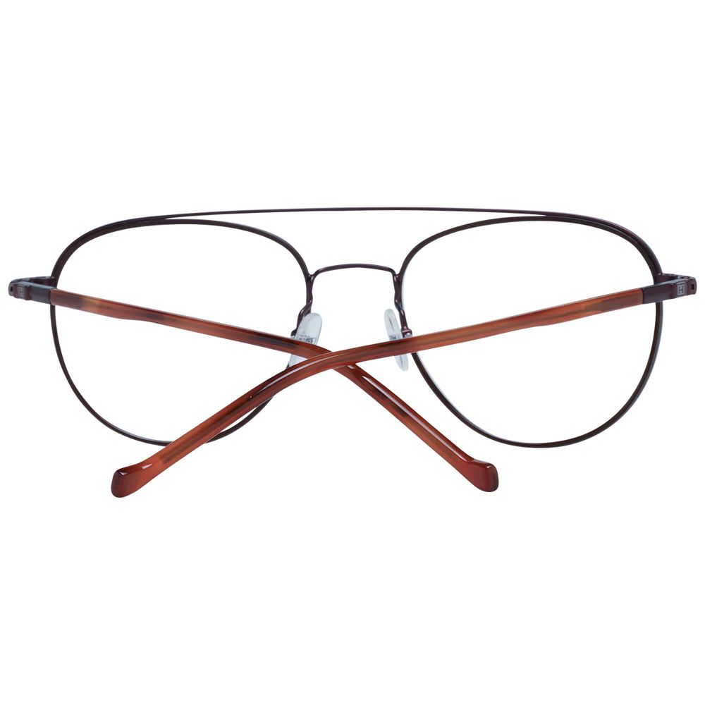 Hackett Brown Stainless Steel Glasses (Frames)