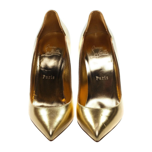 Hot Chick 100 Gold High Heel Pump