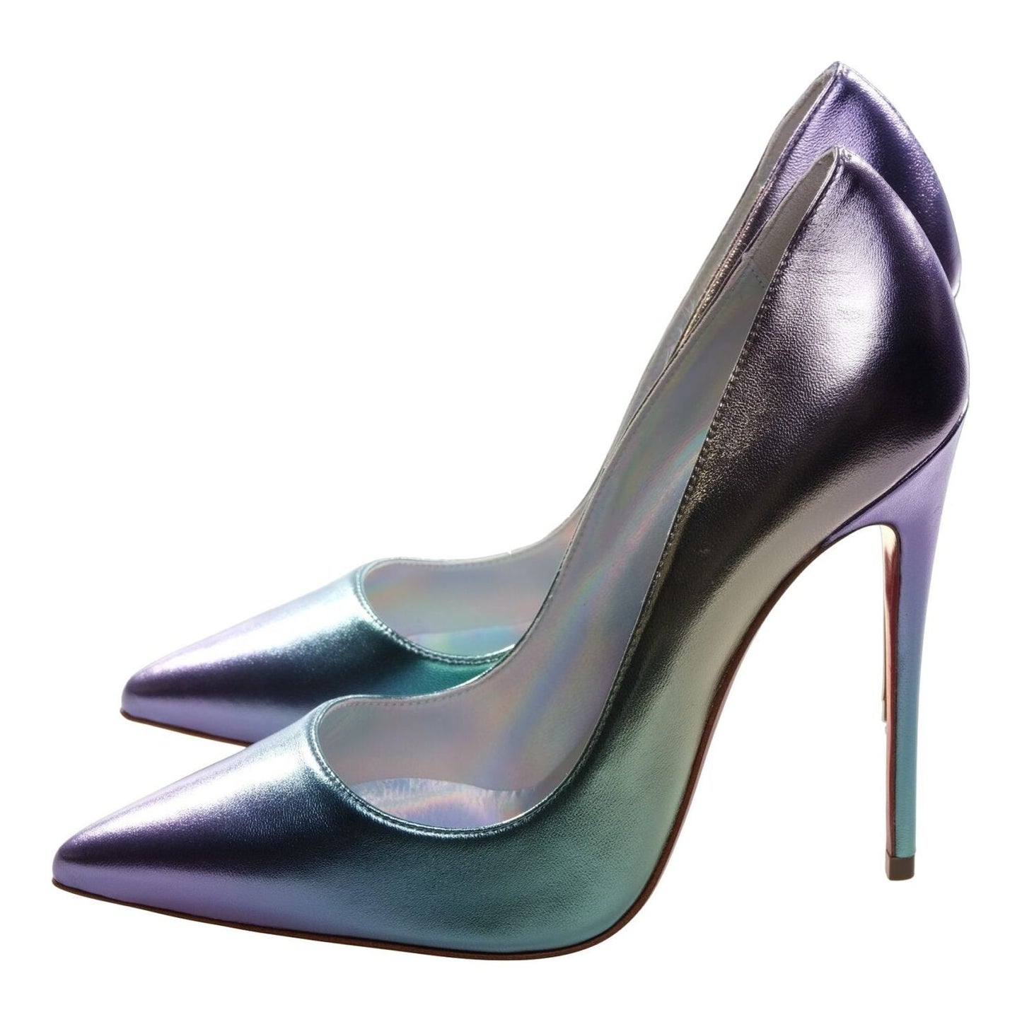 So Kate 120 Metallic Ombre Leather High Heel Pumps Christian Louboutin