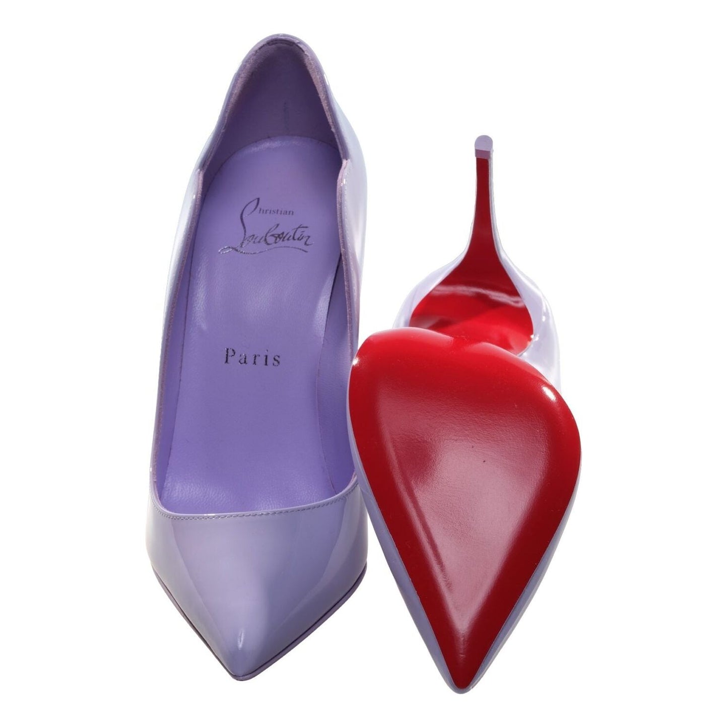 Hot Chick 100 Lilac Patent Leather High Heel Pump