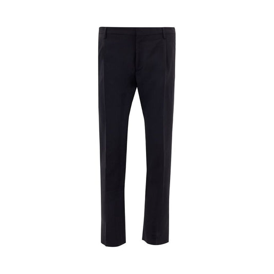 Black Wool Jeans & Pant