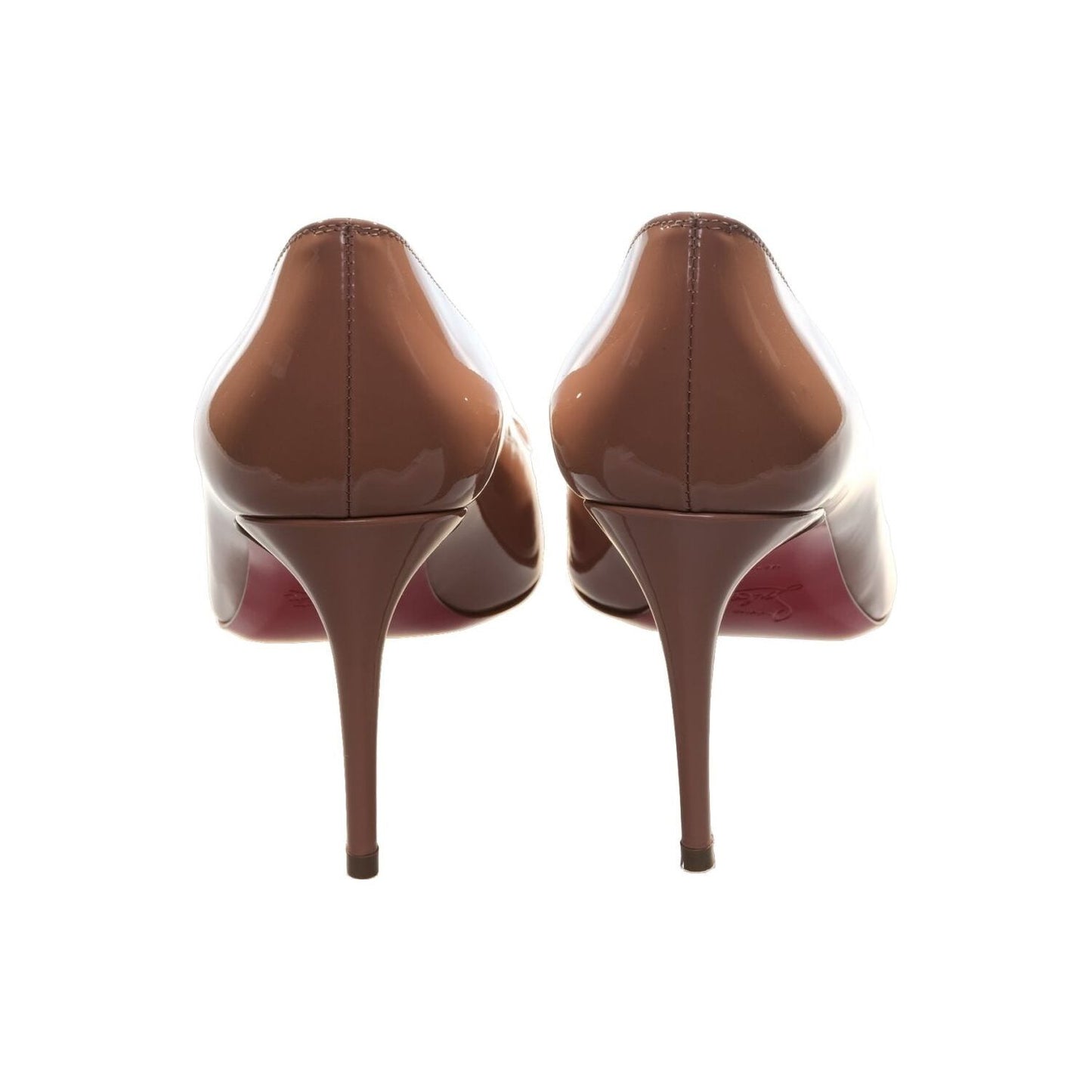 Kate Patent 85 Blush Nude Patent Leather High Heels Christian Louboutin