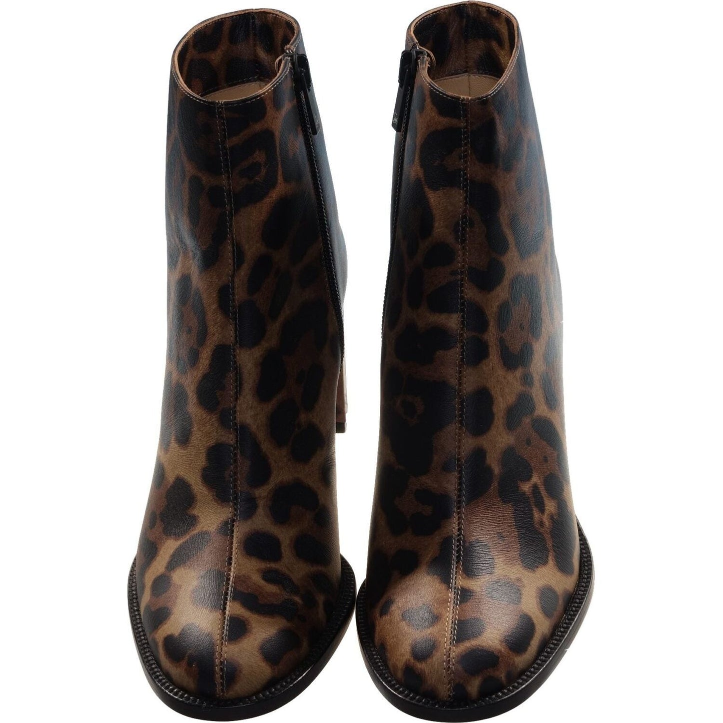 Adoxa 70 Brown Leopard Print High Heel Boot