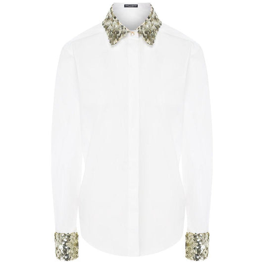 Dolce & Gabbana White Cotton Shirt Dolce & Gabbana