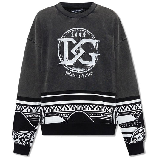 Black Cotton Sweater