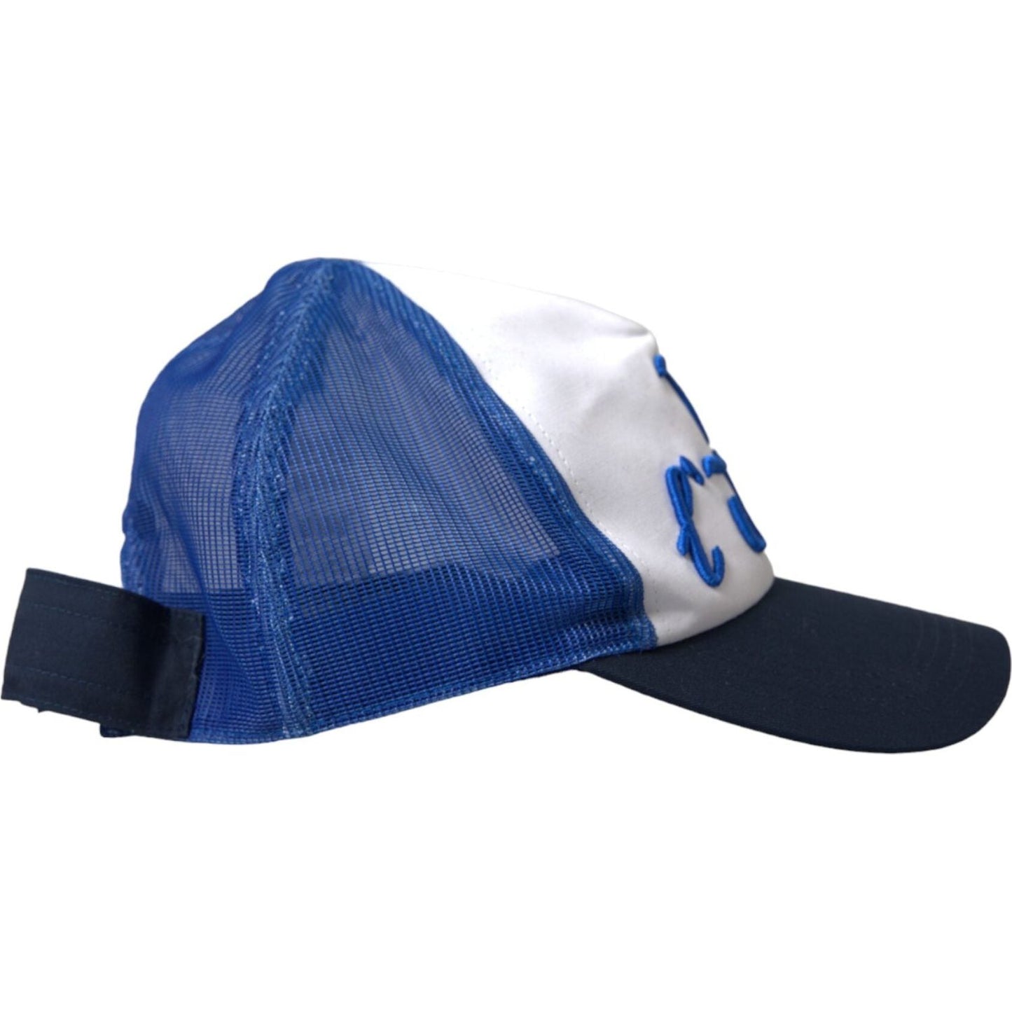 Dolce & Gabbana Blue White Black Italia Mesh Baseball Hat Dolce & Gabbana