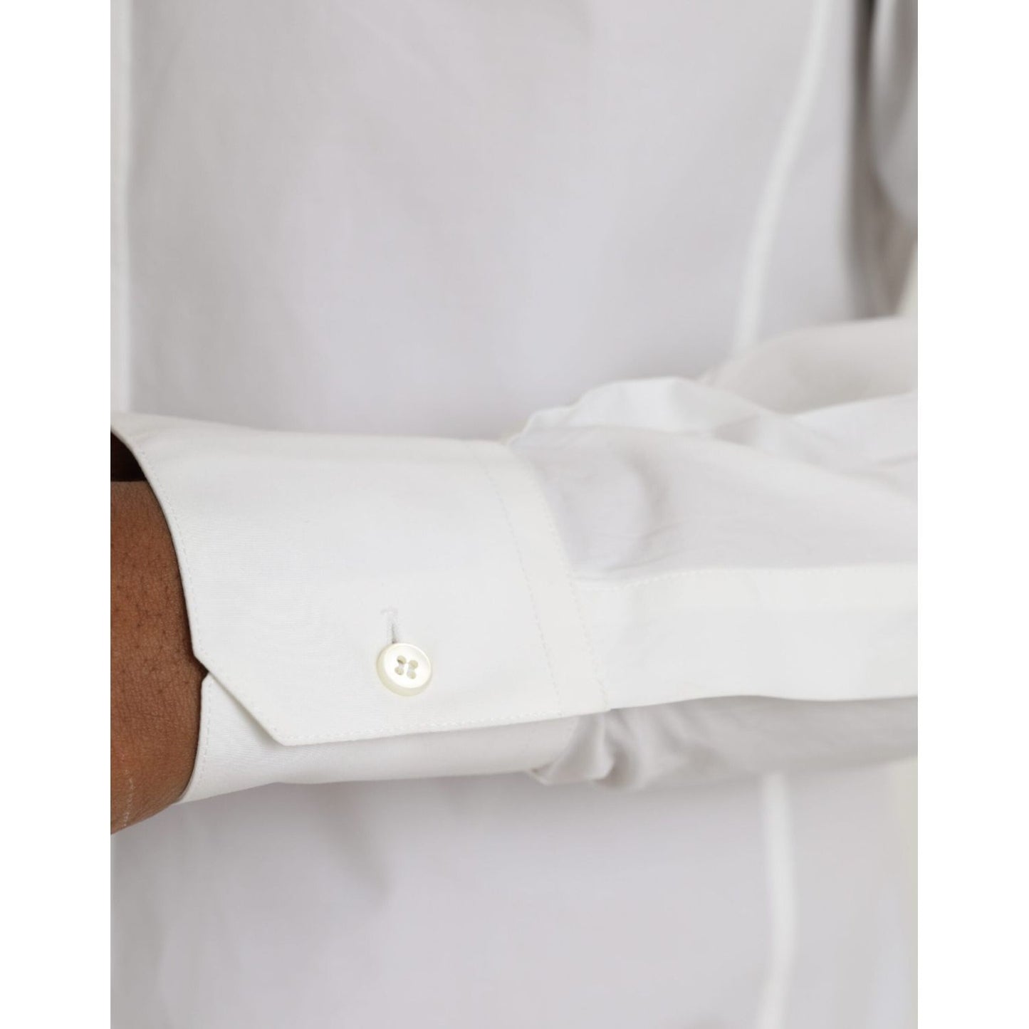 White Cotton Formal Dress Top SICILIA Shirt