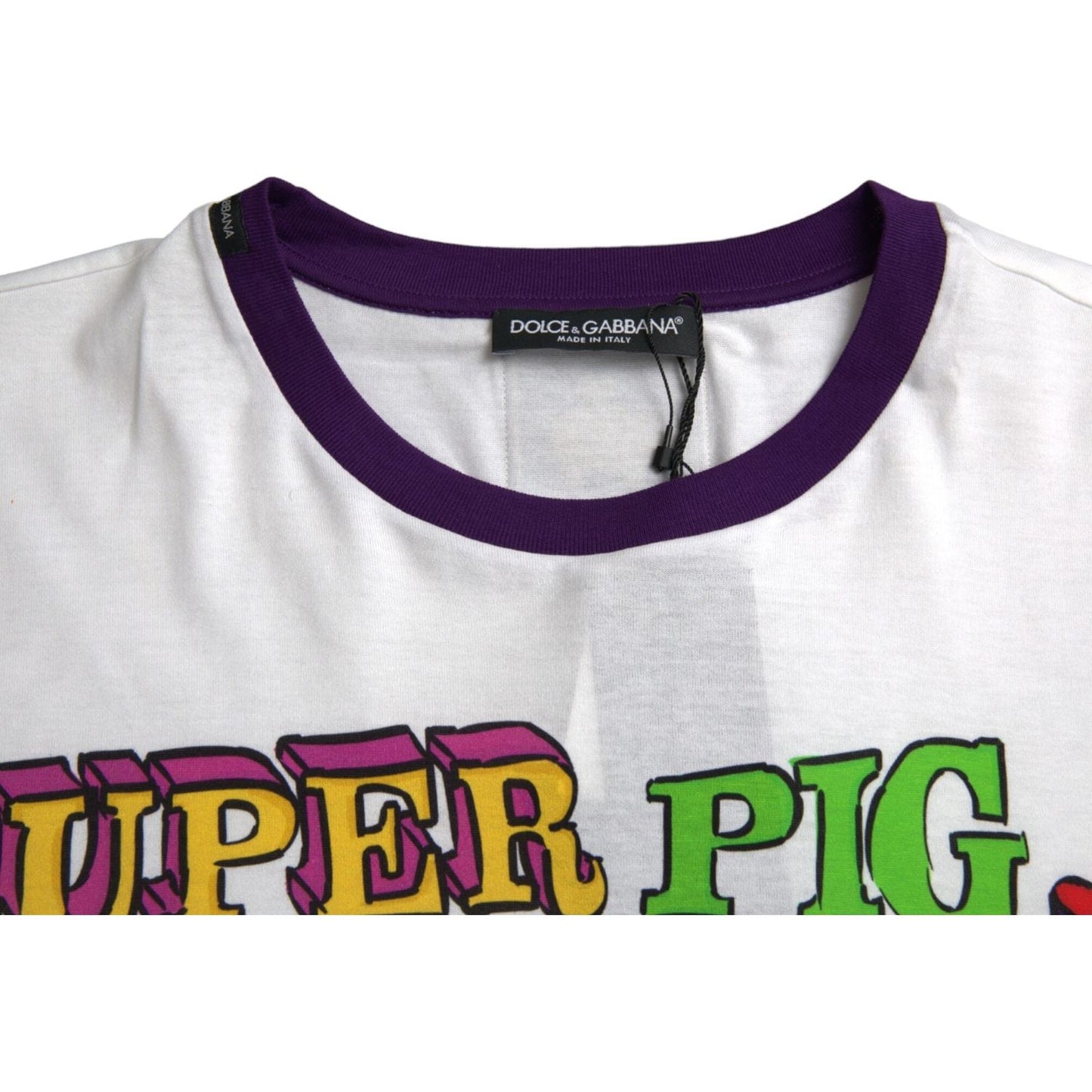 White Cotton Top 2019 Year of the Pig T-shirt