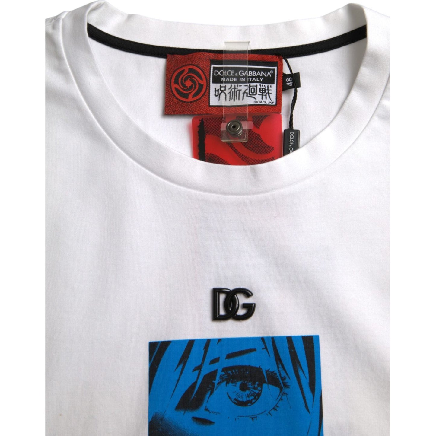 White Jujutsu Kaisen Short Sleeves T-shirt