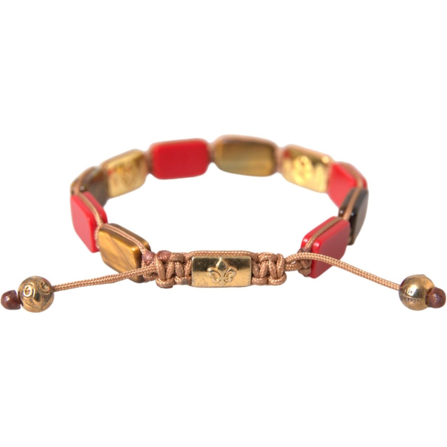 Nialaya CZ Tiger Eye Red Coral 925 Silver Men Bracelet Bracelet