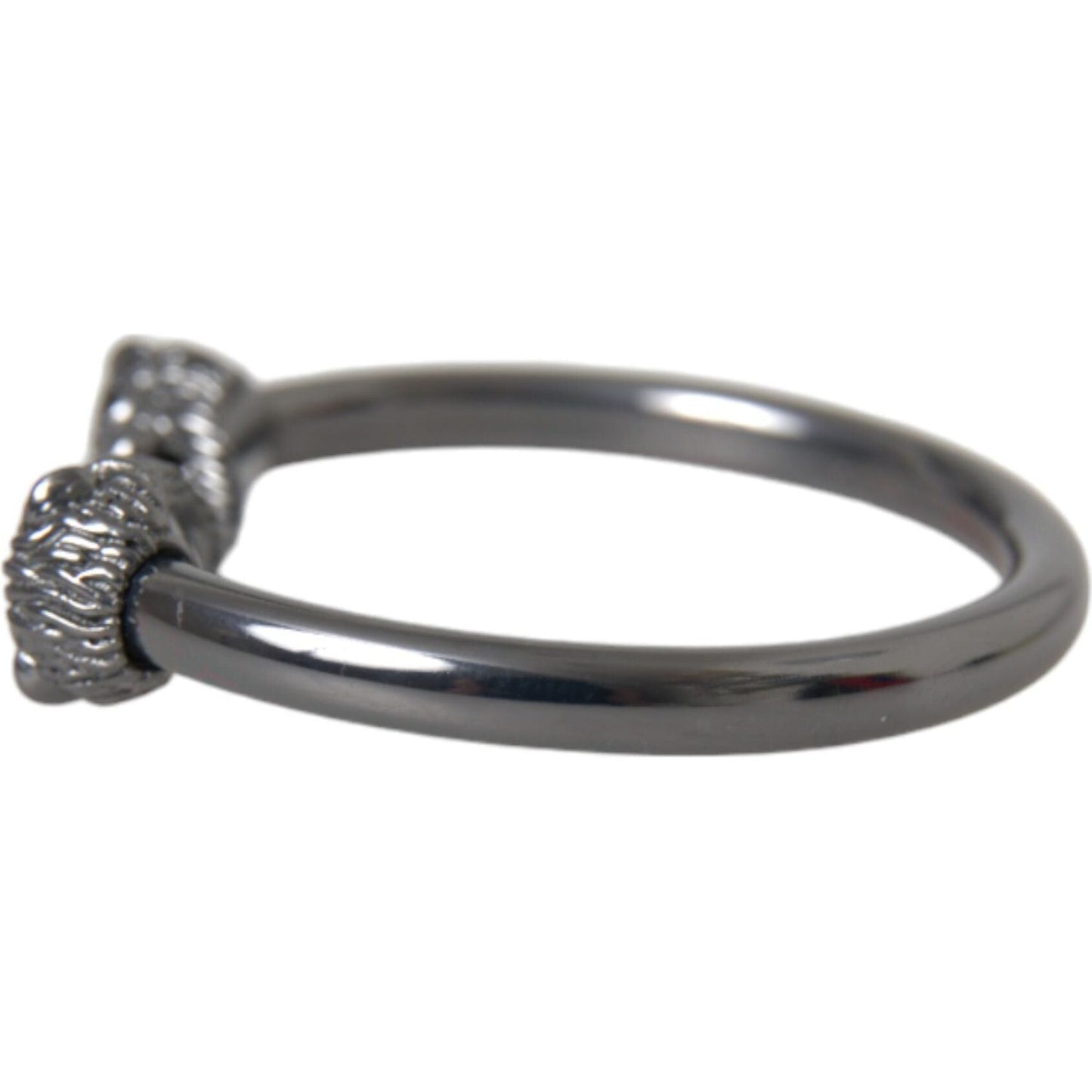 Black Rhodium Lion Bangle Bracelet Women