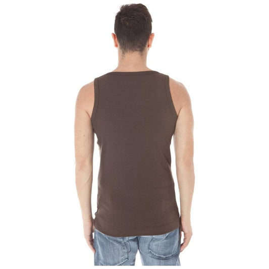 Brown Cotton T-Shirt