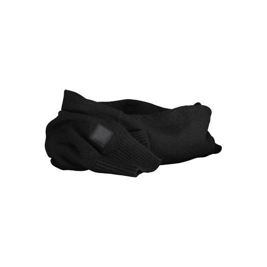 Hugo Boss Black Cotton Scarf Hugo Boss