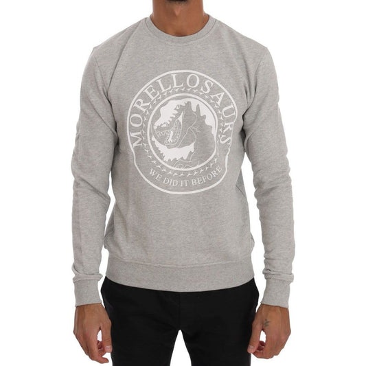 Chic Morellosaurs Crewneck Cotton Sweater