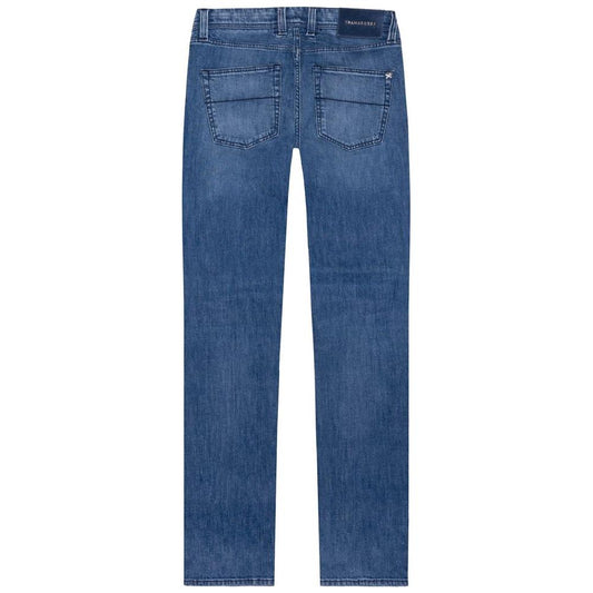 Blue Cotton Jeans & Pant