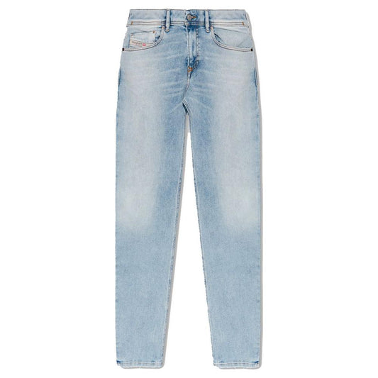 Light Blue Cotton Jeans & Pant