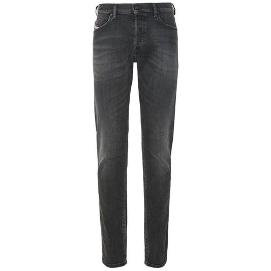 Black Cotton Jeans & Pant