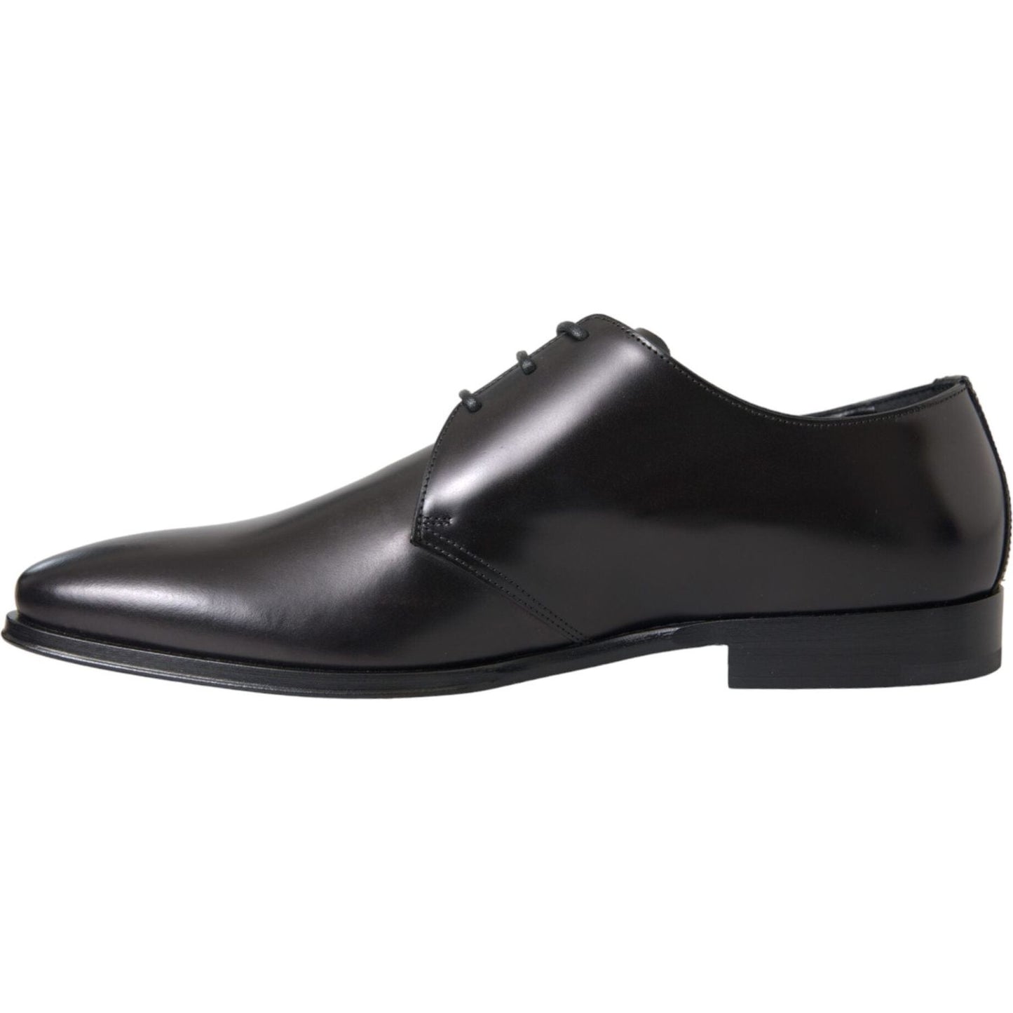 Black Leather Derby Men Formal Shoes Dress