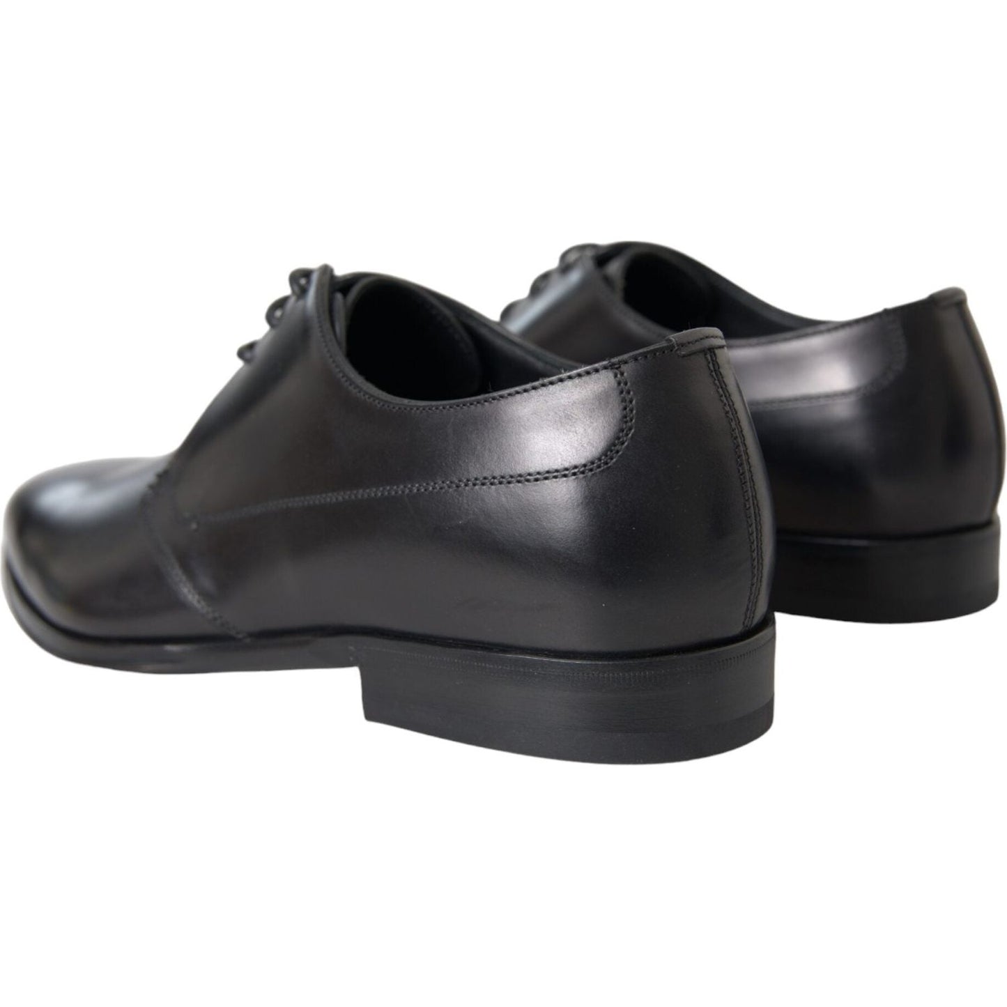 Black Leather Derby Formal Dress Men Shoes