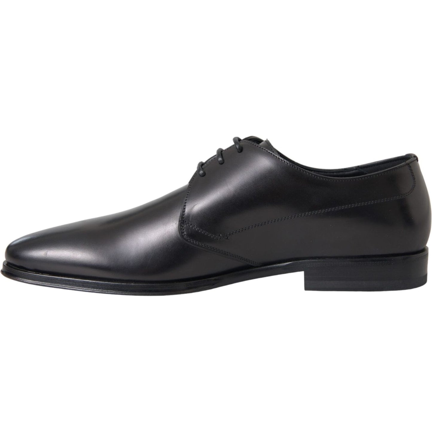 Black Leather Derby Formal Dress Men Shoes