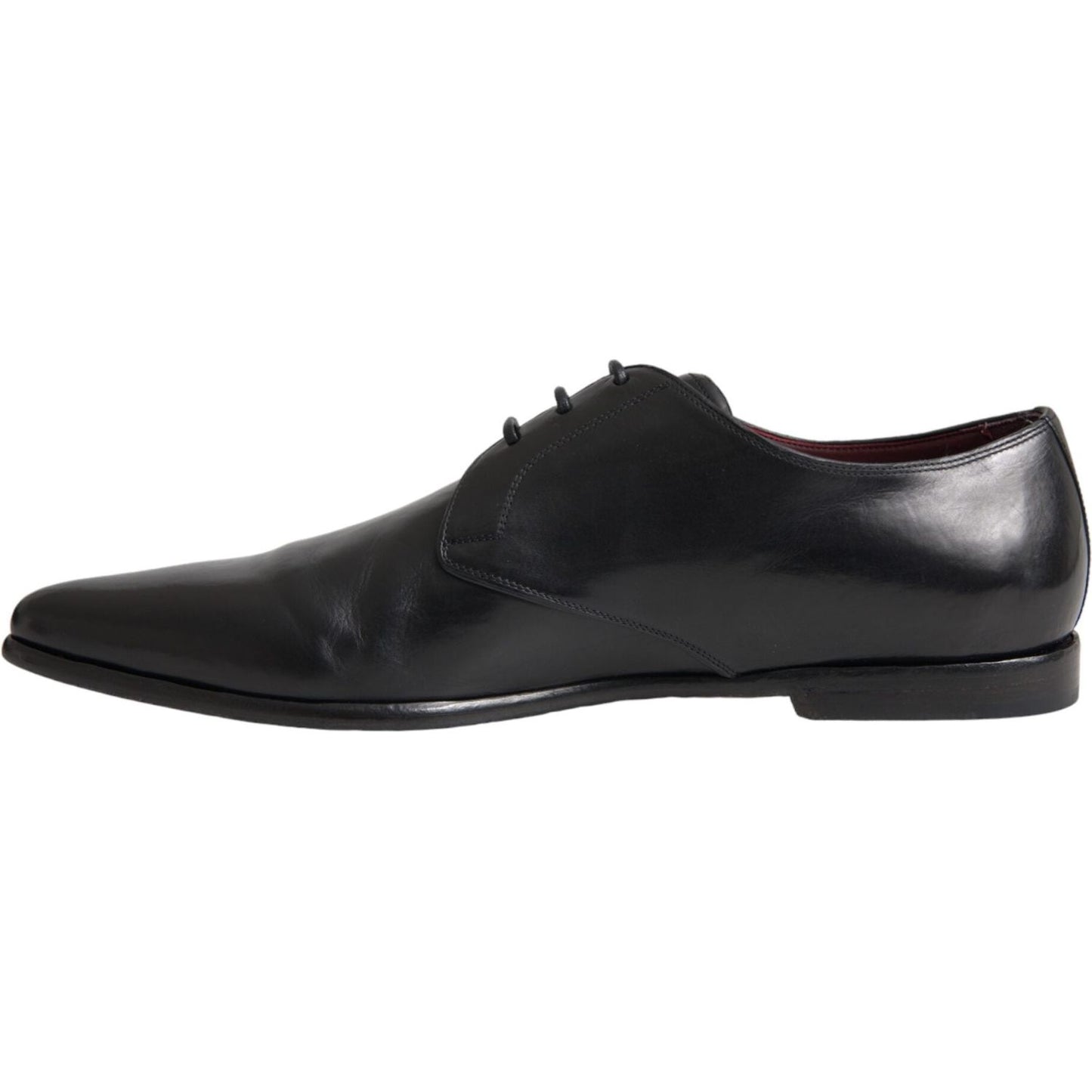 Black Leather Derby Formal Dress Men Shoes