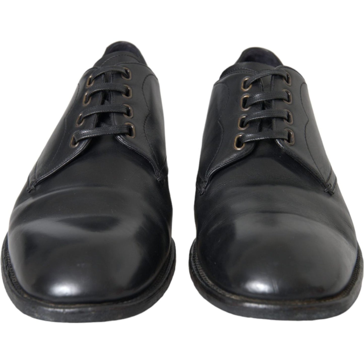 Black Leather Derby Formal Dress Men Shoes