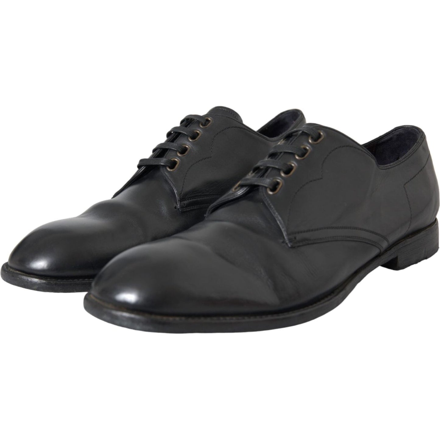 Black Leather Derby Formal Dress Men Shoes