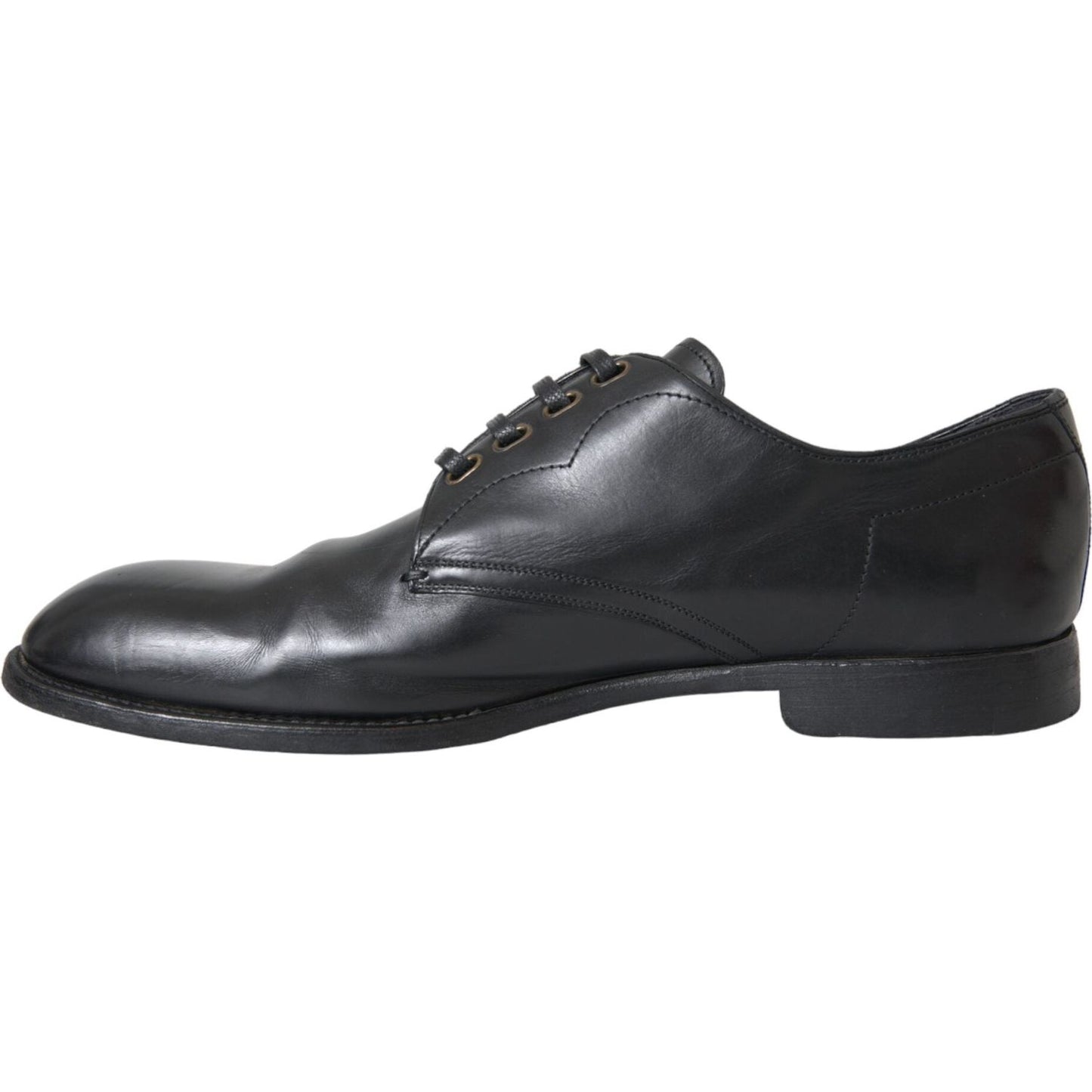 Black Leather Derby Formal Dress Men Shoes