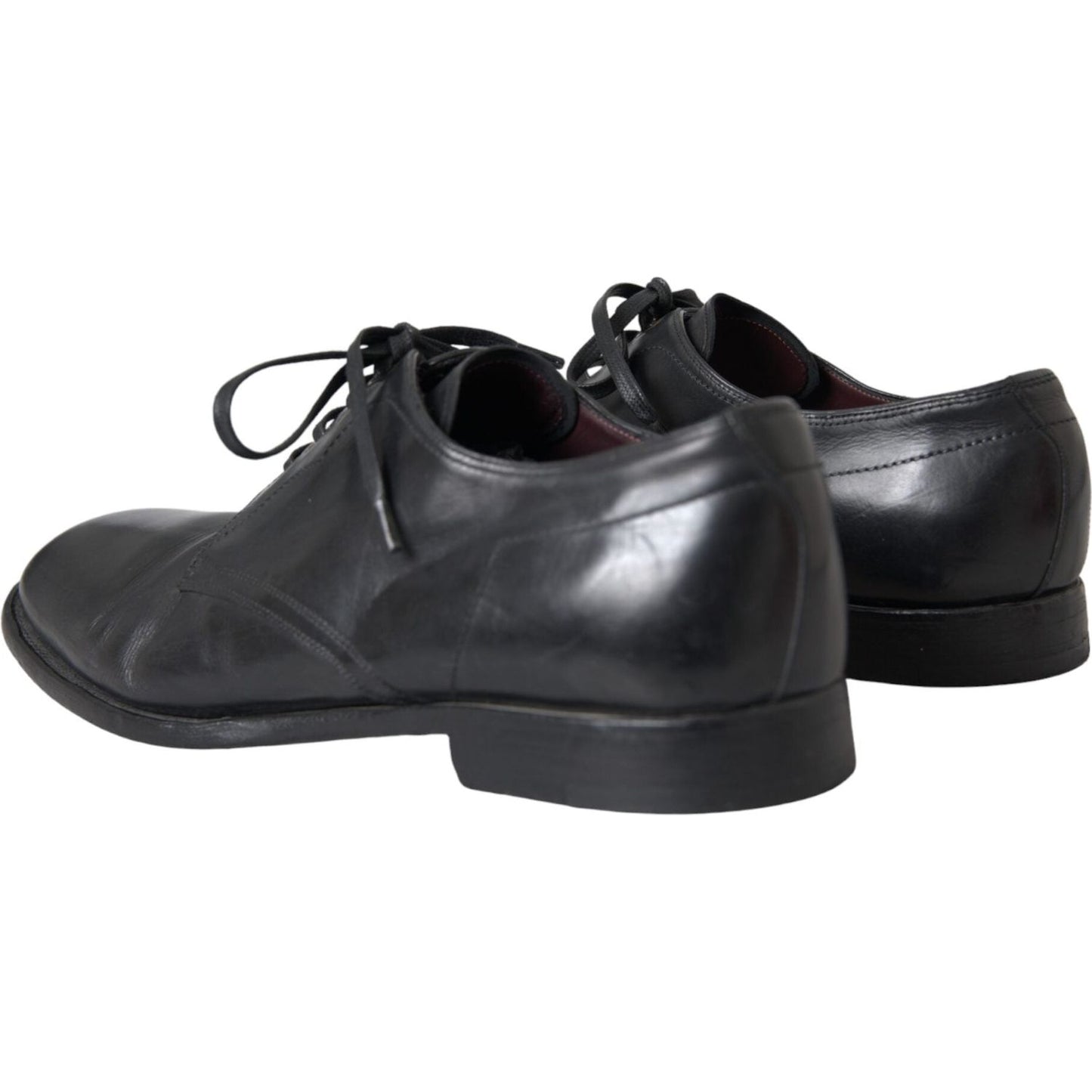 Black Leather Derby Formal Dress Men Shoes