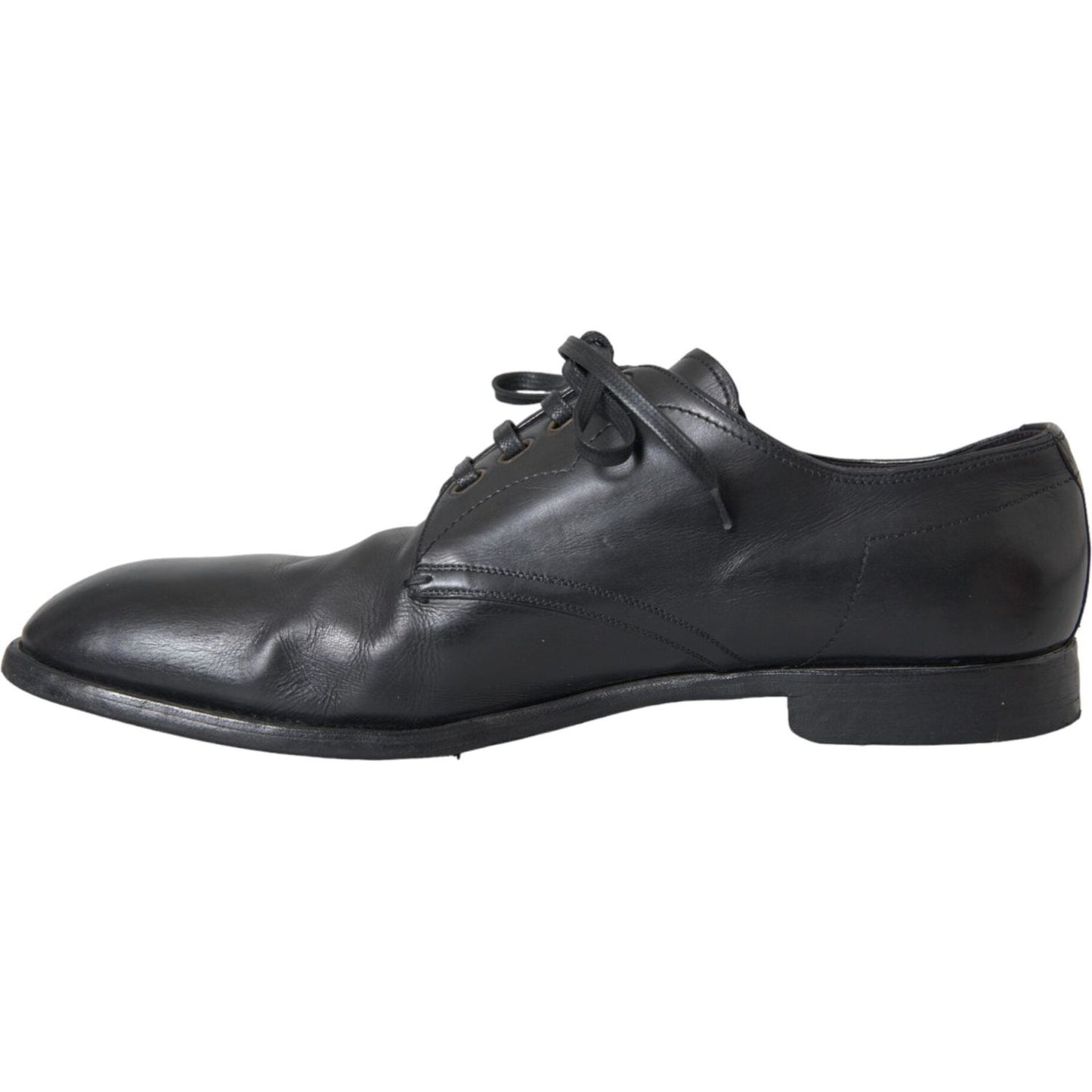 Black Leather Derby Formal Dress Men Shoes