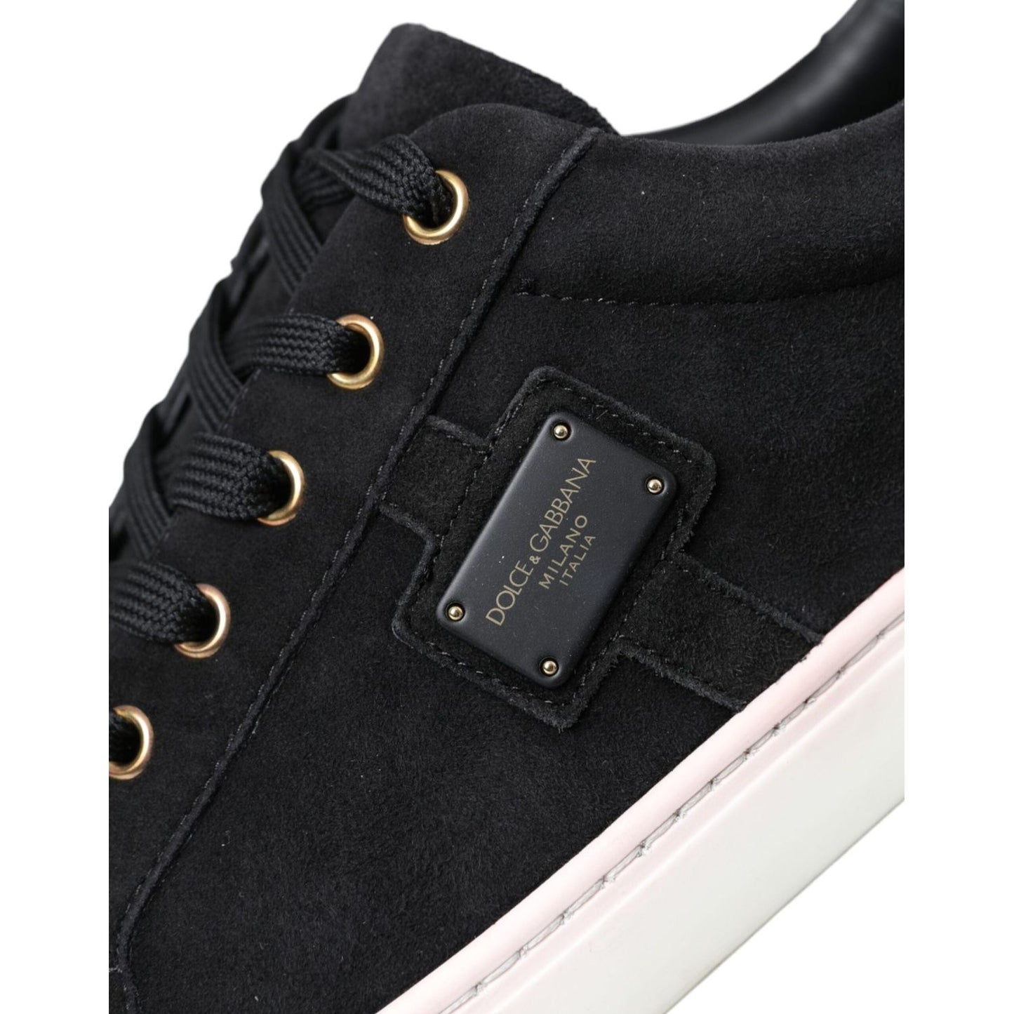 Black Suede Leather Men Low Top Sneakers Men Shoes