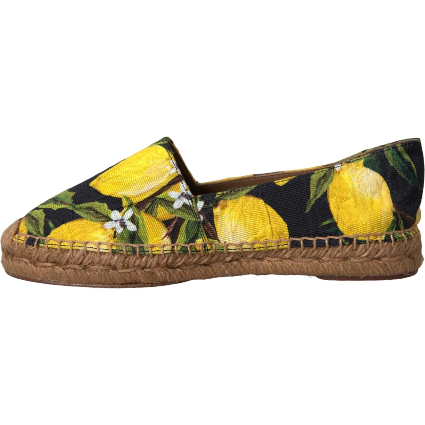 Multicolor Lemon Slip On Espadrilles Shoes