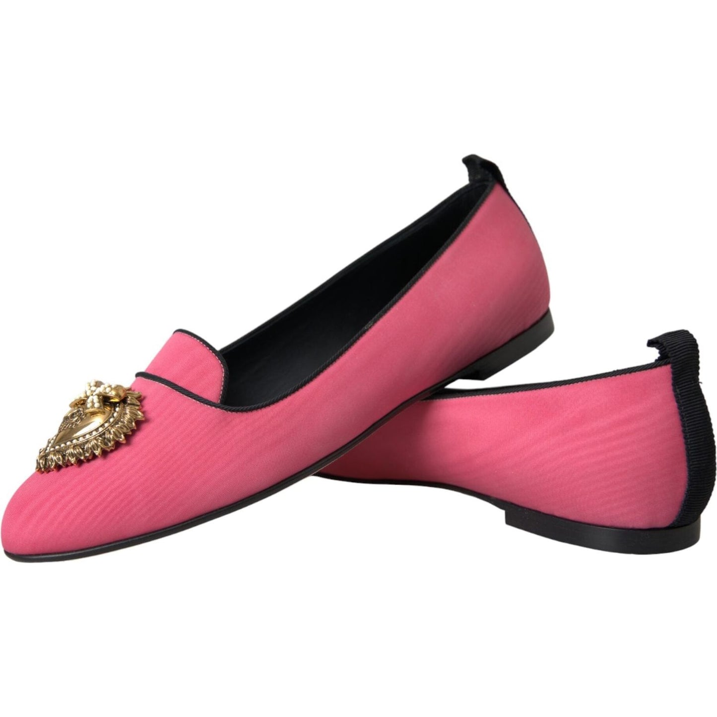 Pink Velvet Slip On Loafers Flats Shoes