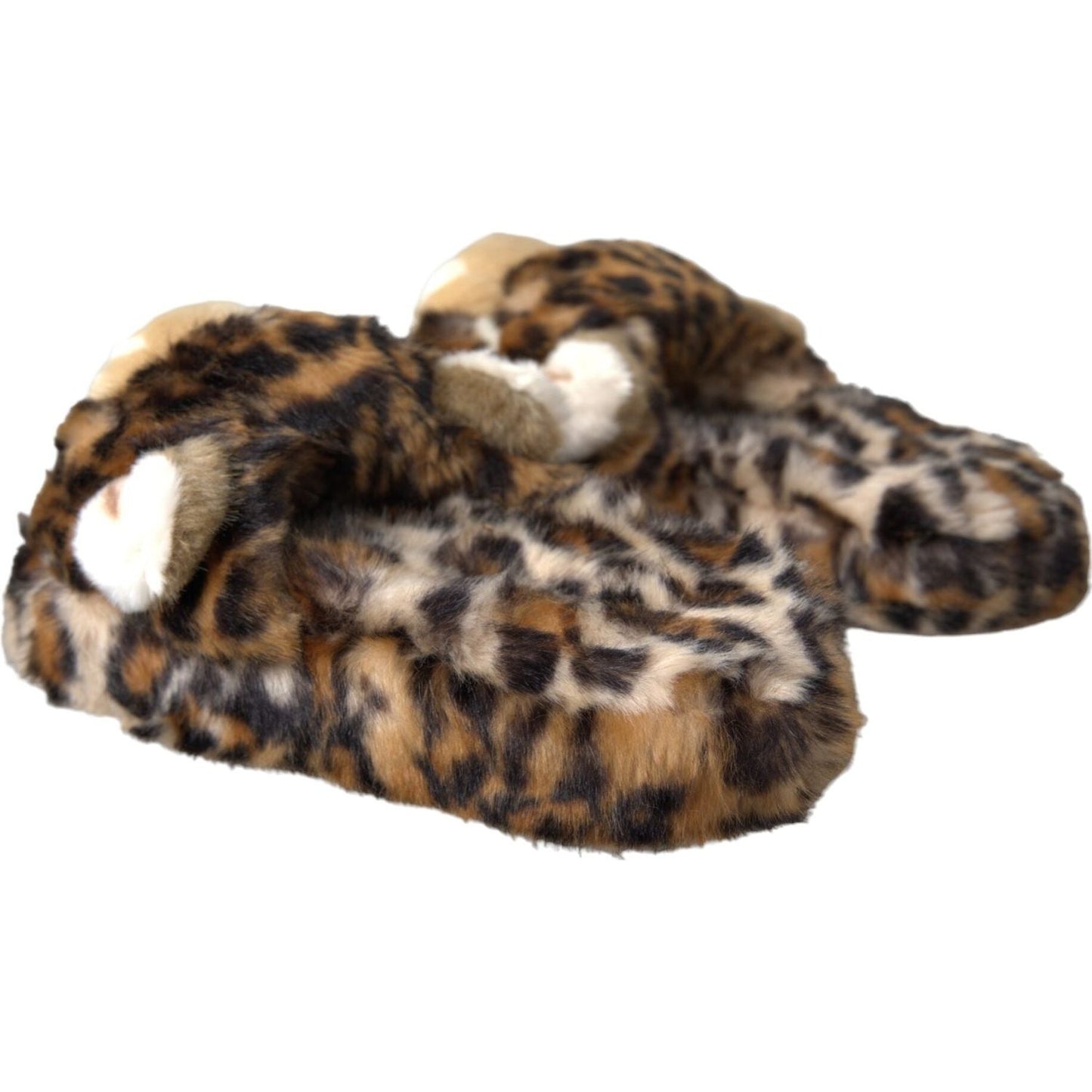 Brown Tiger Slippers Flats Sandals Shoes