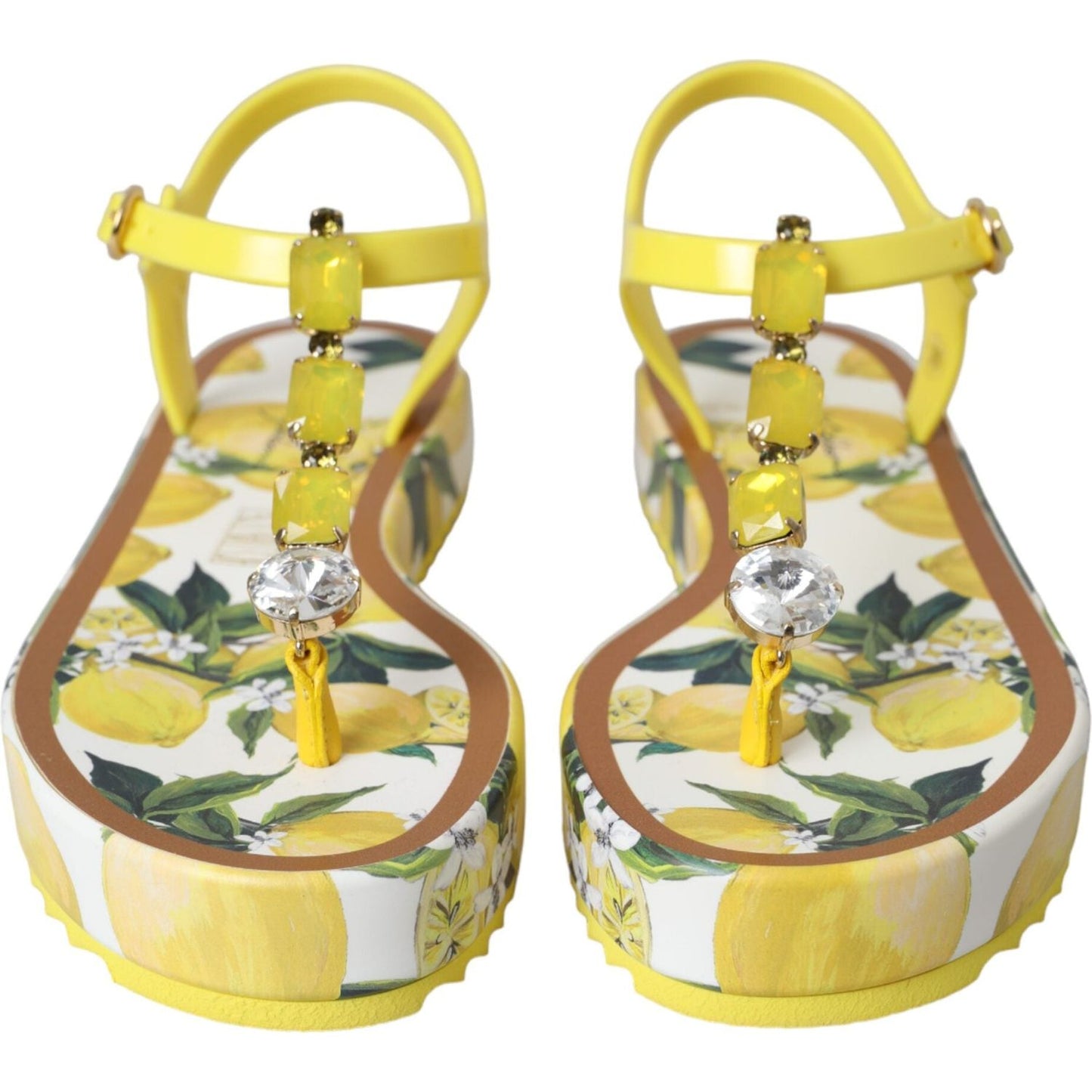 Yellow Lemon Beachwear Flats Sandals Shoes