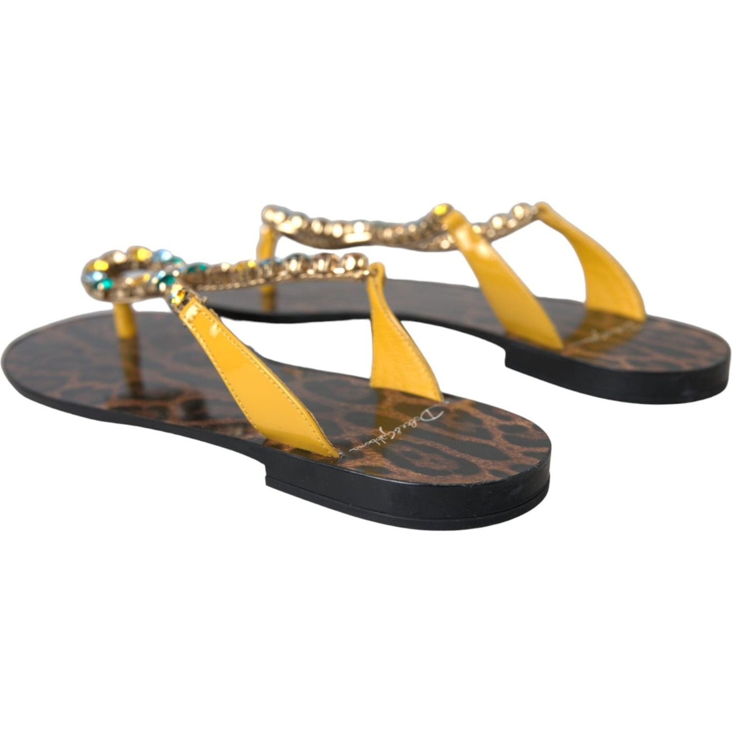 Multicolor Crystal Sandals Flip Flops Shoes