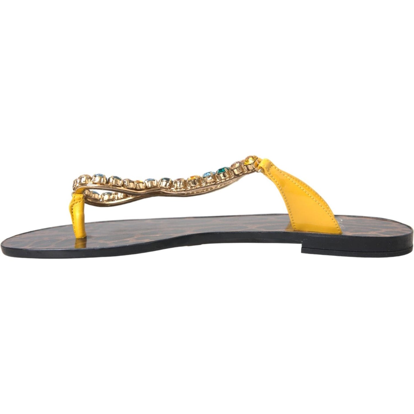 Multicolor Crystal Sandals Flip Flops Shoes