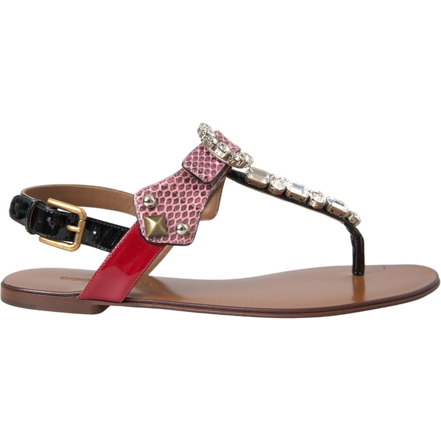 Multicolor Crystal Sandals Flip Flops Shoes