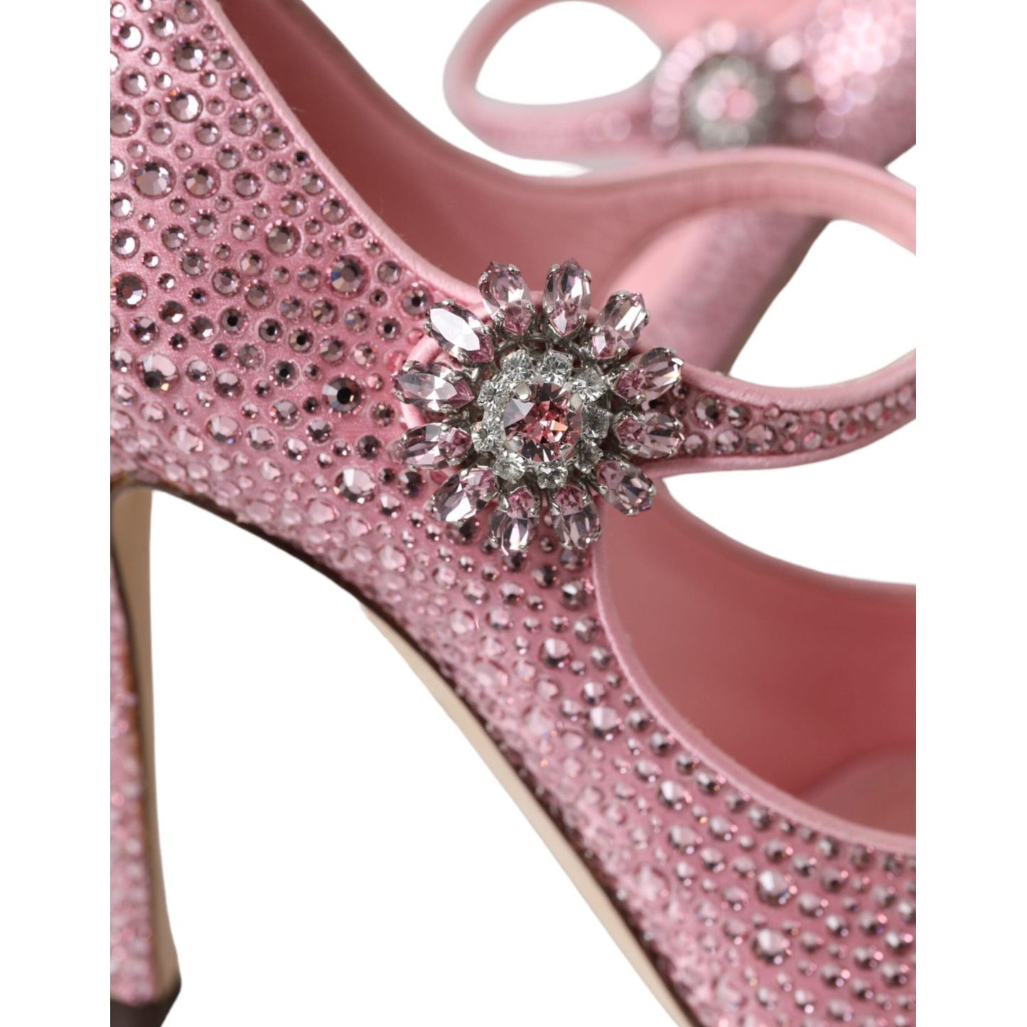 Pink Strass Crystal Heels Pumps Shoes