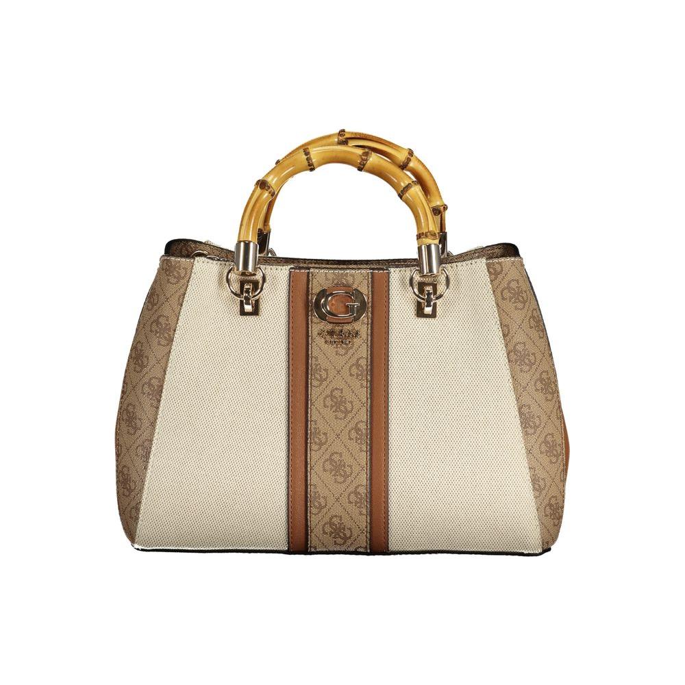 Beige Cotton Handbag