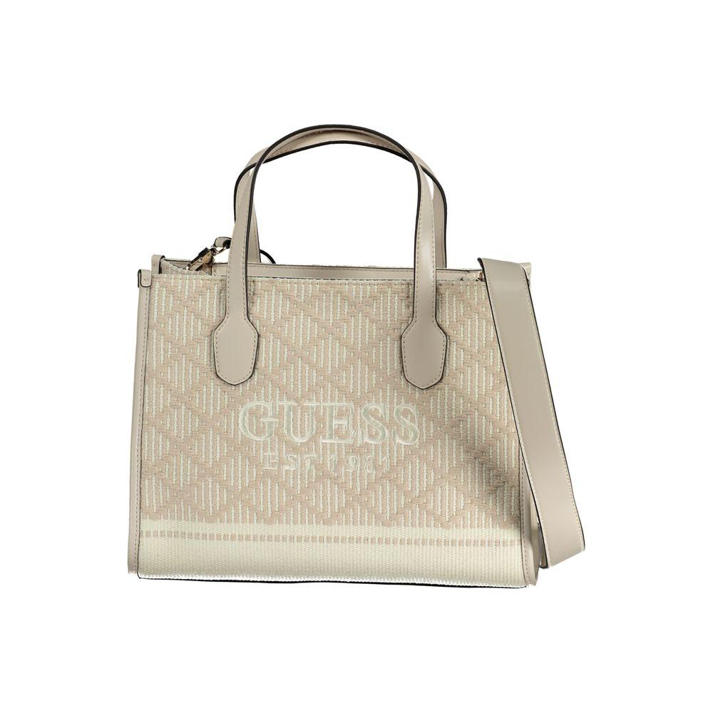 Beige Cotton Handbag