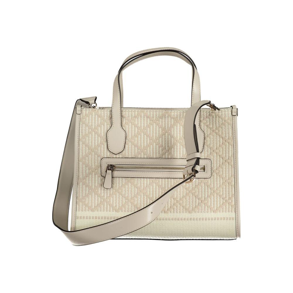 Beige Cotton Handbag