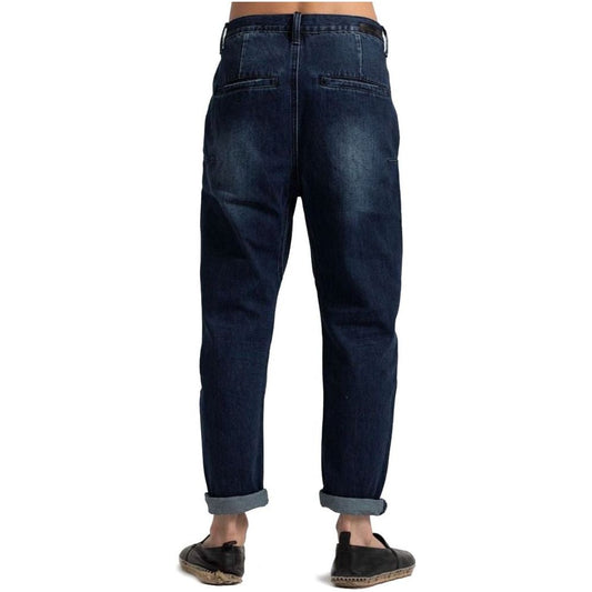 Blue Cotton Jeans & Pant