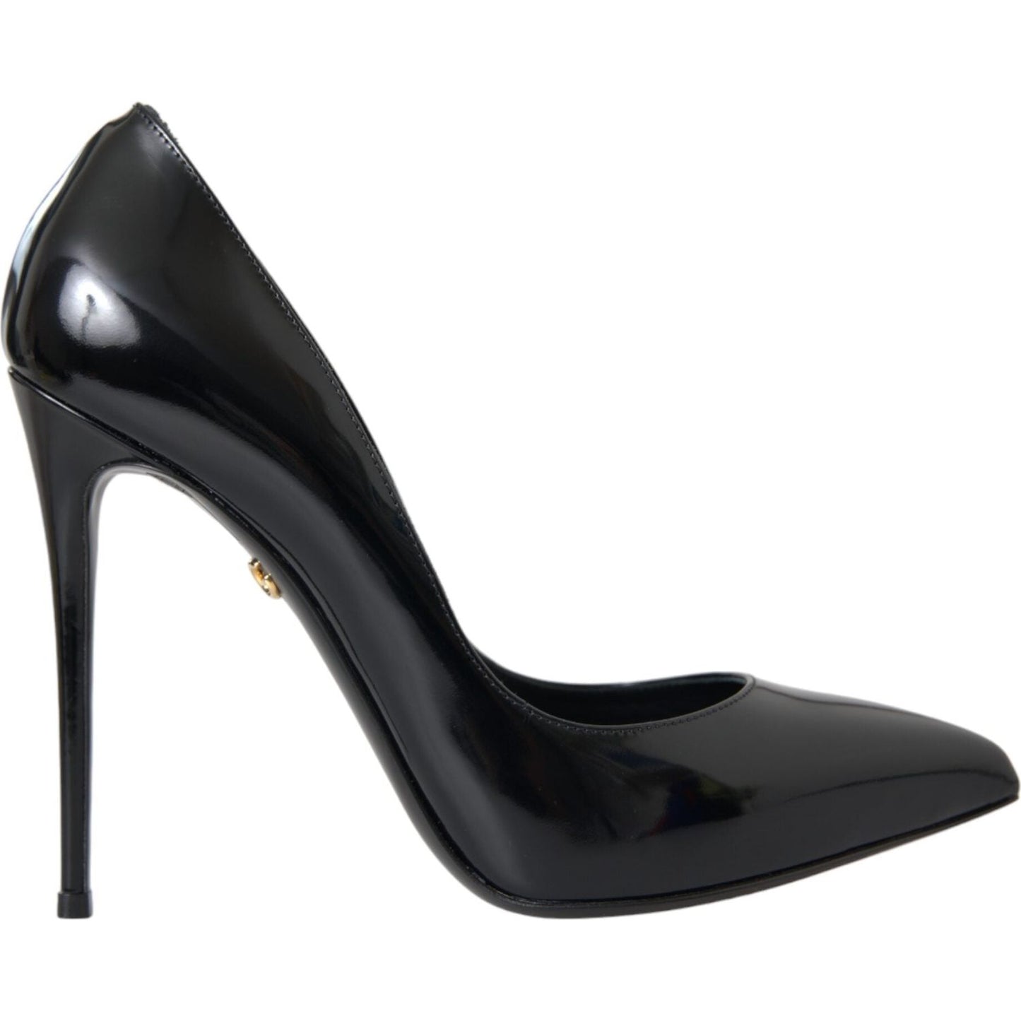 Black Patent Leather High Heels Pumps Shoes