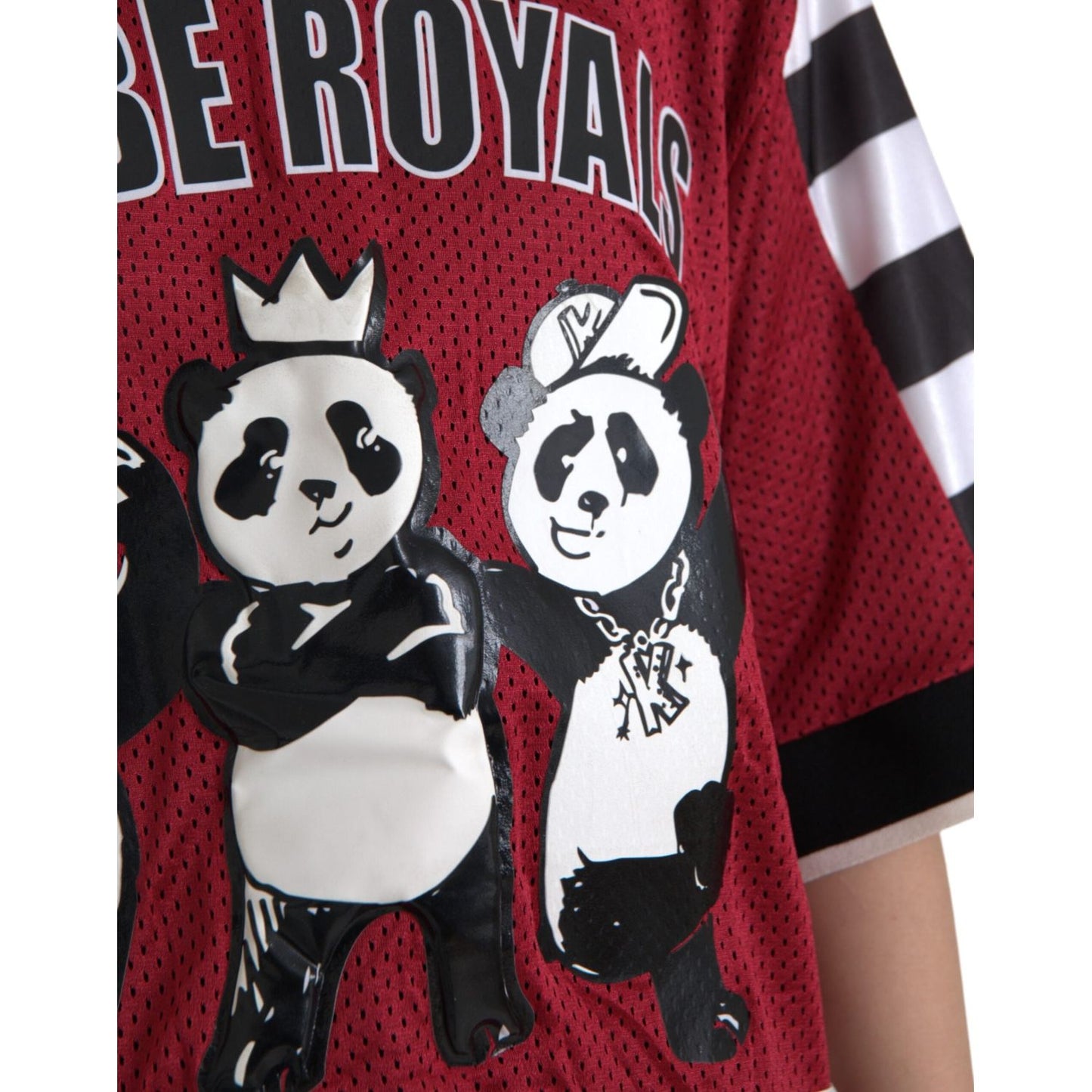 Dolce & Gabbana Multicolor Royals Panda Oversized T-shirt Dolce & Gabbana