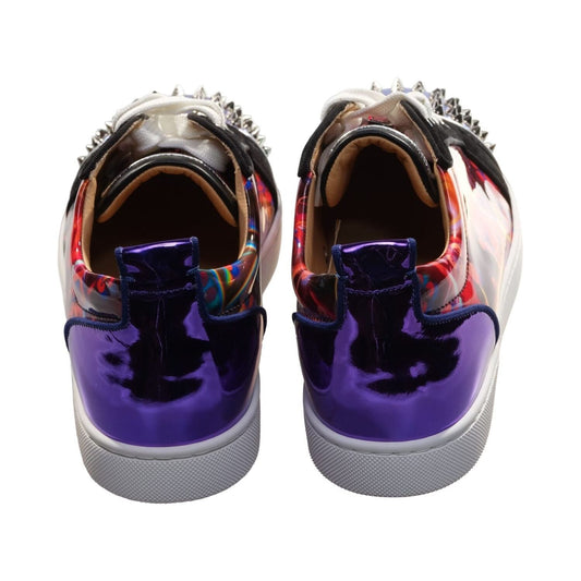 Louis Spikes Orlato Contrast Multicolor Laceup Sneakers