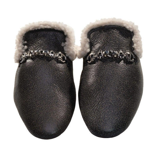 Woolito Swing Flat Nappa and Shearling Loafers