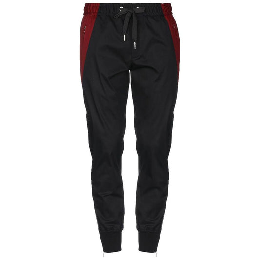 Black Cotton Jeans & Pant