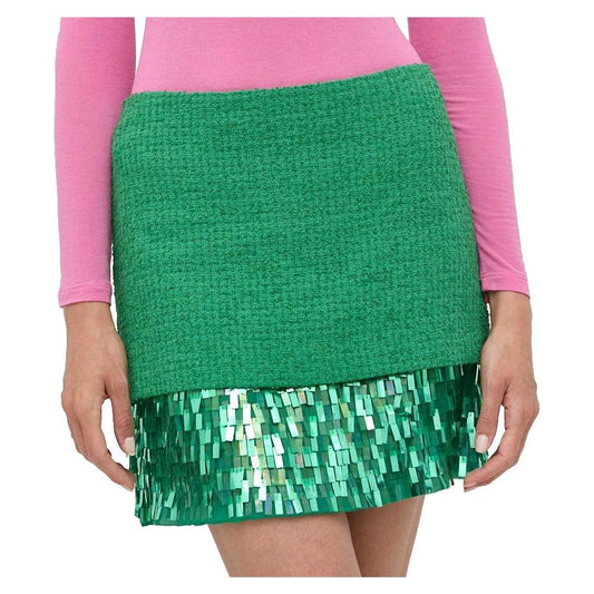 Green Cotton Skirt